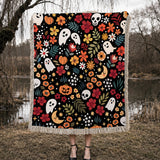 Gothistar Spooky Chic Woven Tapestry Blanket