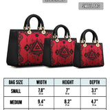 Gothistar Crimson Oracle Lady Leather Bag
