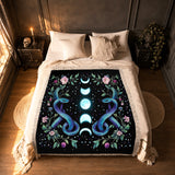 Gothistar Midnight Ascend Woven Tapestry Blanket