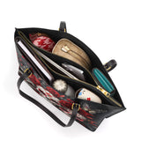 Gothistar Queen of Shadows Leather Tote Bag