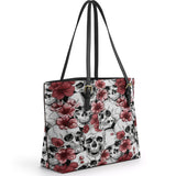 Gothistar Deathbloom Waltz Leather Tote Bag
