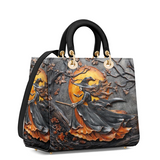 Gothistar Moonlit Witch Lady Leather Bag