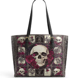 Gothistar Skull Reverie Leather Tote Bag