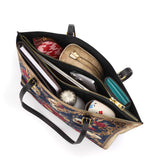 Gothistar Midnight Heirloom Leather Tote Bag