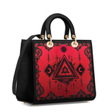 Gothistar Crimson Oracle Lady Leather Bag
