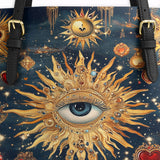 Gothistar Heart Of The Oracle Leather Tote Bag