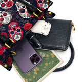 Gothistar Midnight Calavera Leather Bag