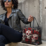 Gothistar Queen of Shadows Leather Tote Bag