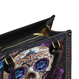 Gothistar Obsidian Rose Crypt Leather Bag