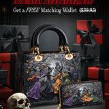 Gothistar Dancing Witches Lady Leather Bag