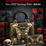 Gothistar The Monarch Of The Damned Personalized Lady Leather Bag
