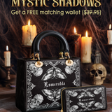 Gothistar Shadowlace Bloom Personalized Lady Leather Bag
