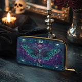 Gothistar Nightshade Moth Leather Wallet Purse