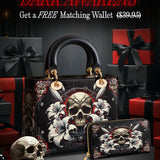 Gothistar The Vowed Skull Lady Leather Bag