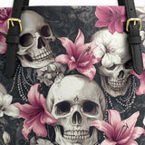 Gothistar Petals & Remains Leather Tote Bag