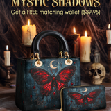 Gothistar Crimson Eclipse Lady Leather Bag
