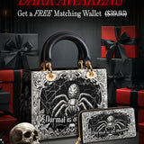 Gothistar Web Of The Unseen Lady Leather Bag