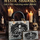 Gothistar Web Of The Unseen Lady Leather Bag