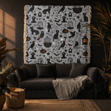 Gothistar Spooky Shadow Woven Tapestry Blanket