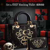 Gothistar Serpentis Nocturne Lady Leather Bag