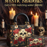Gothistar Floralis Mortem Lady Leather Bag