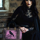Gothistar The Quiet Watcher Personalized Lady Leather Bag
