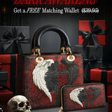 Gothistar Wings Of Fate Lady Leather Bag