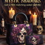 Gothistar Midnight Bloom Lady Leather Bag
