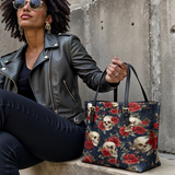 Gothistar The Bonebloom Curse Leather Tote Bag