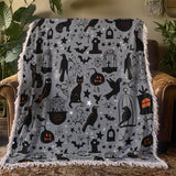 Gothistar Spooky Shadow Woven Tapestry Blanket