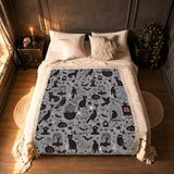 Gothistar Spooky Shadow Woven Tapestry Blanket