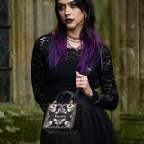 Gothistar Shadowlace Bloom Personalized Lady Leather Bag