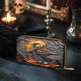 Gothistar Moonlit Witch Leather Wallet Purse