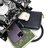 Gothistar Gothic Skullveil Roses Leather Bag