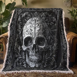 Gothistar Mystic Shadows Skull Woven Tapestry Blanket