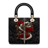 Gothistar Viper Rose Lady Leather Bag