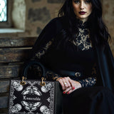 Gothistar Shadowlace Bloom Personalized Lady Leather Bag