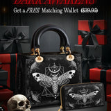 Gothistar Nocturne Flight Personalized Lady Leather Bag