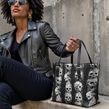 Gothistar Veil Of The Forgotten Leather Tote Bag