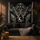 Gothistar Moonwing Enigma Woven Tapestry Blanket