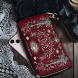 Gothistar Pentacle Bloom Leather Wallet Purse