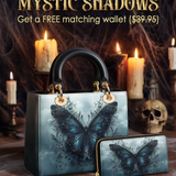Gothistar Wings of Solace Lady Leather Bag