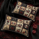 Gothistar All Season Quilt 3-Piece Set Victorian Skull