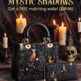 Gothistar Celestial Catspell Lady Leather Bag