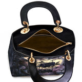 Gothistar Gothic Caged Bloom Lady Leather Bag