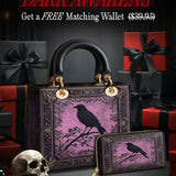 Gothistar The Quiet Watcher Personalized Lady Leather Bag
