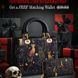 Gothistar Celestial Catspell Lady Leather Bag