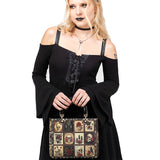 Gothistar Victorian Skull Lady Leather Bag