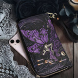 Gothistar Mourning Wings Leather Wallet Purse