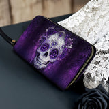 Gothistar Skull Enchantress Leather Wallet Purse